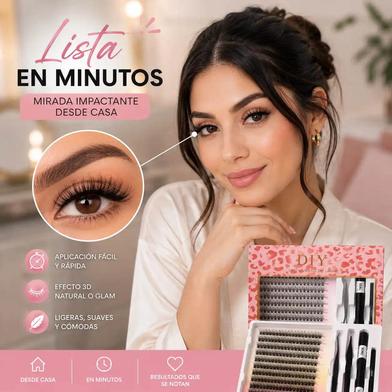 Lashify® Pestañas Racimo DIY | Mirada Impactante Desde Casa