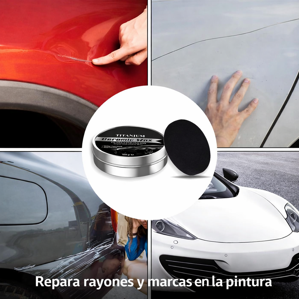 TitanWax® Cera Cerámica Restauradora — Devuélvele el brillo premium a tu carro