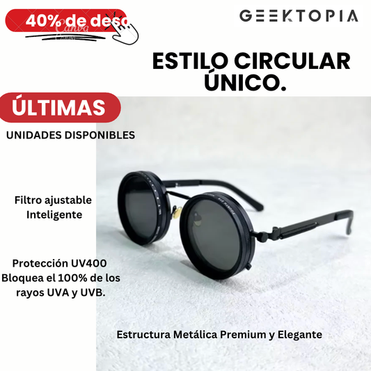 Gafas de sol con filtro ajustable