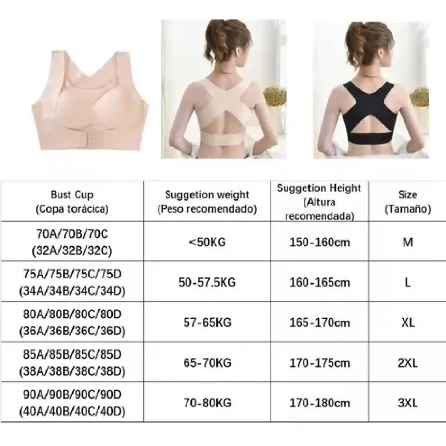 LiftPosture™ Brasier Corrector de Postura y Levanta Busto