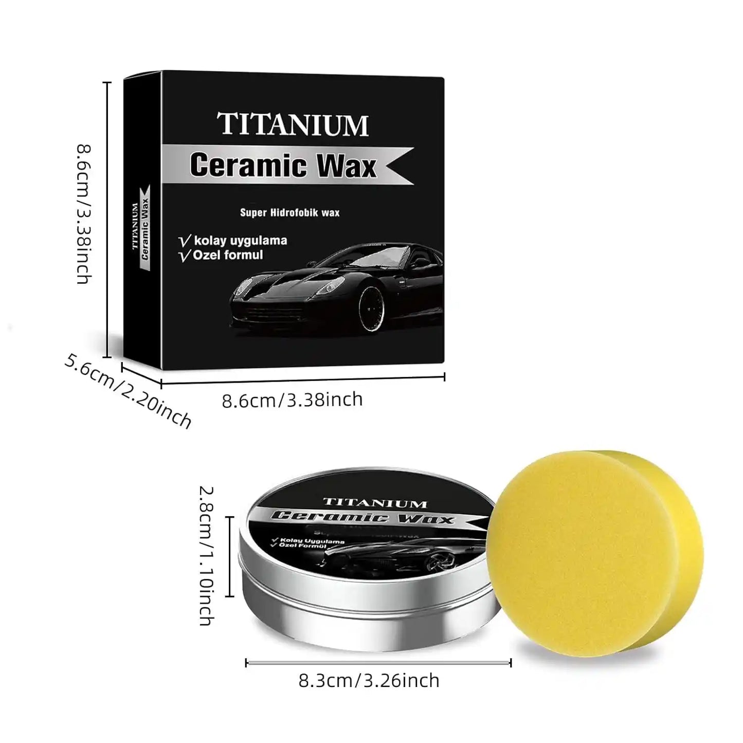 TitanWax® Cera Cerámica Restauradora — Devuélvele el brillo premium a tu carro